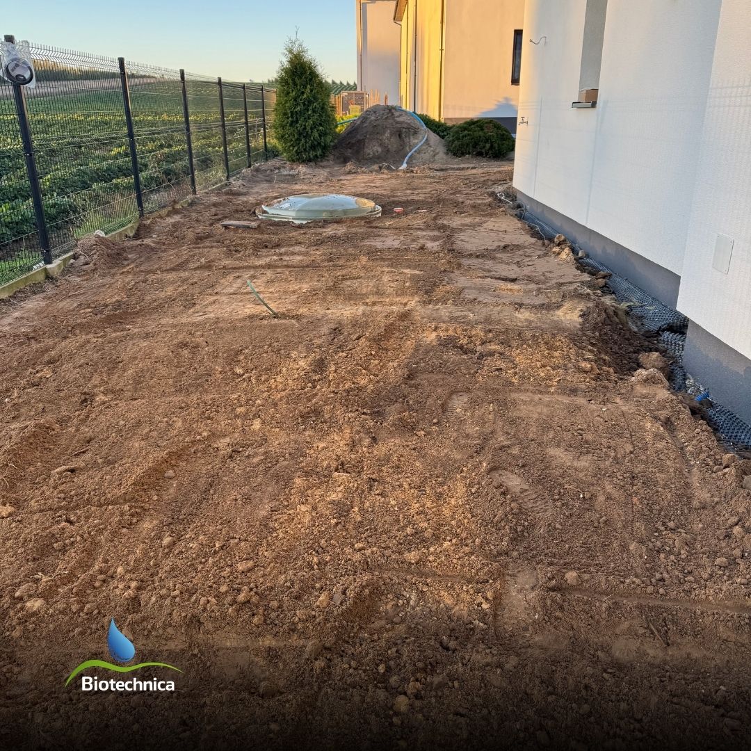 Zakończony montaż oczyszczalni Kingspan Biodisc - realizacja Mazowieckie